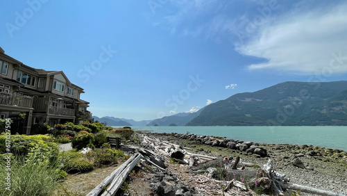 Oliver's Landing Beach, Furry Creek, British Columbia, Canada photo