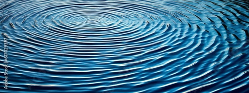 An image capturing the mesmerizing patterns and reflections created by water ripples, symbolizing calmness and serenity. Web banner backdrop. Generative Ai