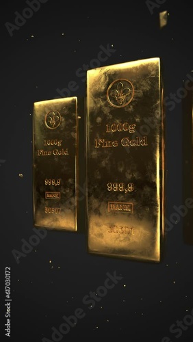 4k vertical video of the finegold bars 1000g. Prores 4444. photo