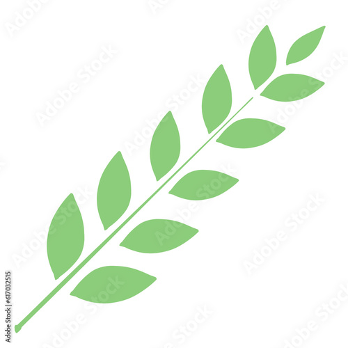 green leaves