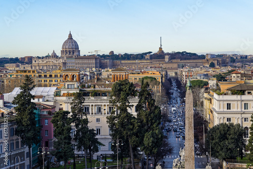 Obélisque de la Place du peuple à Rome