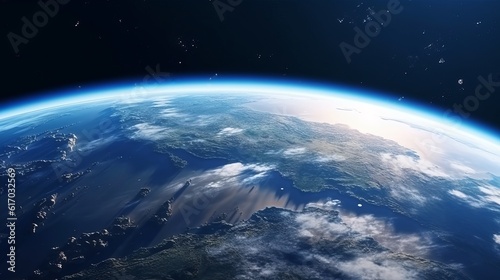 earth in space - anime-style planet earth - Europe: discover the continent in stunning detail, Generative AI
