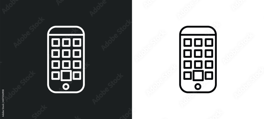 application line icon in white and black colors. application flat vector icon from application collection for web, mobile apps and ui. application line icon in white and black colors. application flat vector icon from application collection for web, mobile apps and ui.