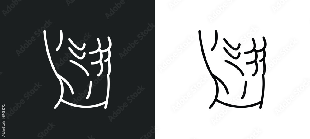 press line icon in white and black colors. press flat vector icon from press collection for web, mobile apps and ui.