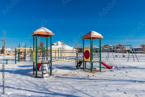 Briarwood Park in the city of Saskatoon, Saskatchewan, Canada photo