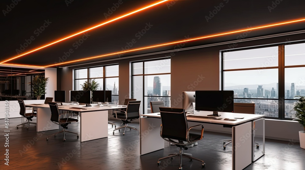 Modern and minimalist office space Modern and minimalist office space