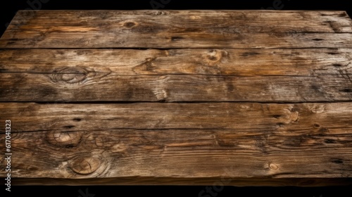 Empty top wooden wall background