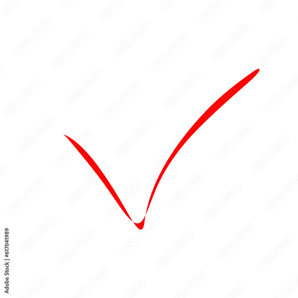 Red check sign Red check sign