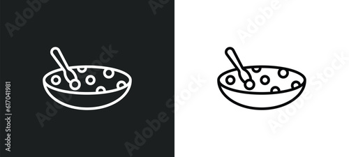 tong sui line icon in white and black colors. tong sui flat vector icon from tong sui collection for web, mobile apps and ui.