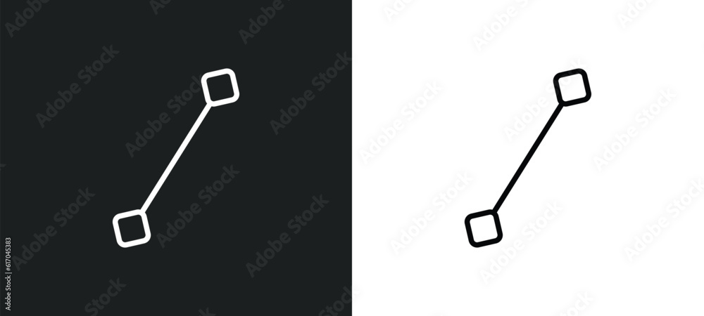 line icon in white and black colors. flat vector icon from collection for web, mobile apps and line icon in white and black colors. flat vector icon from collection for web, mobile apps and