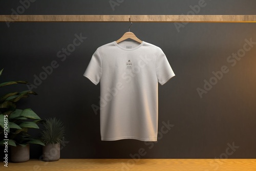 Realistic TShirt Mockup for Branding and Apparel Showcase Created with Generative AI