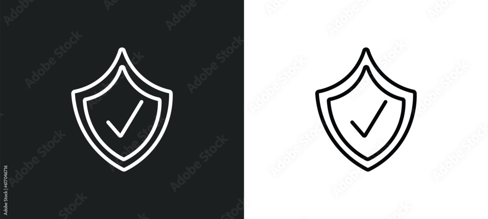insurance line icon in white and black colors. insurance flat vector icon from insurance collection for web, mobile apps and ui. insurance line icon in white and black colors. insurance flat vector icon from insurance collection for web, mobile apps and ui.