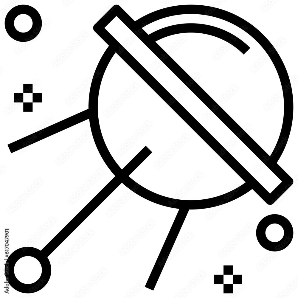 SATELLITE line icon,linear,outline,graphic,illustration SATELLITE line icon,linear,outline,graphic,illustration