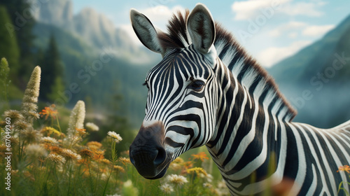 zebra in zoo HD 8K wallpaper Stock Photographic Image © Ahmad