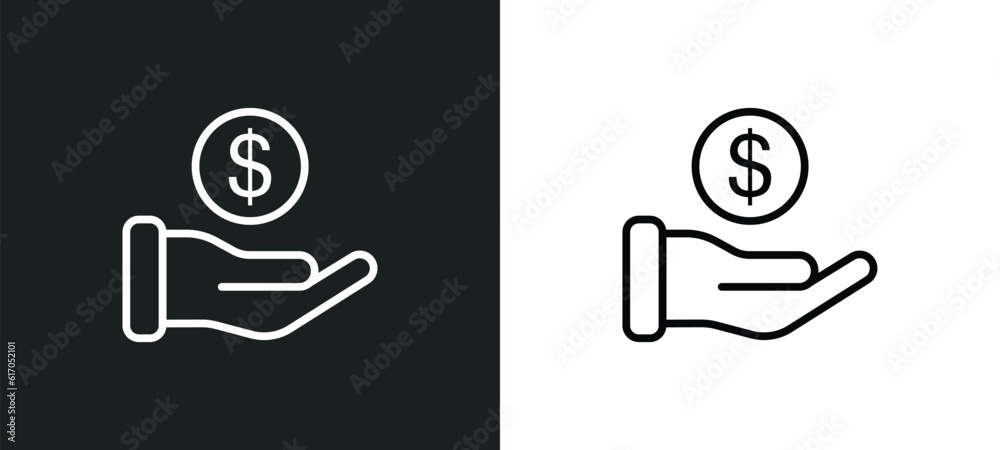 finance line icon in white and black colors. finance flat vector icon from finance collection for web, mobile apps and ui. finance line icon in white and black colors. finance flat vector icon from finance collection for web, mobile apps and ui.