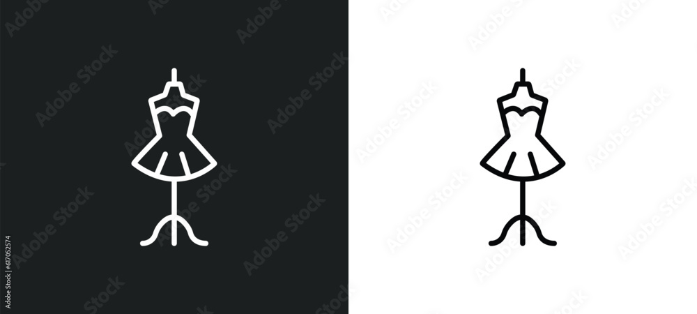 fashion line icon in white and black colors. fashion flat vector icon from fashion collection for web, mobile apps and ui. fashion line icon in white and black colors. fashion flat vector icon from fashion collection for web, mobile apps and ui.