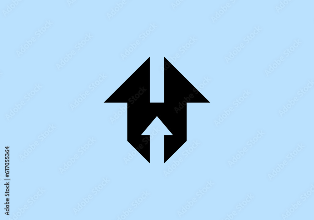 Reach new heights with our sharp logo featuring the letter H, with an up arrow symbolizing growth and progress Reach new heights with our sharp logo featuring the letter H, with an up arrow symbolizing growth and progress