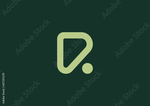 Experience minimalistic elegance with our smooth concept logo symbol, featuring the letter R in a sleek and refined design