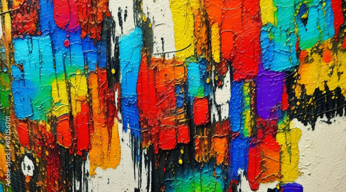 Grunge, graffiti, wall art, paint splashes, abstract background art colorful. Digital, Illustration, Painting, Artwork, Scenery, Backgrounds © sakda