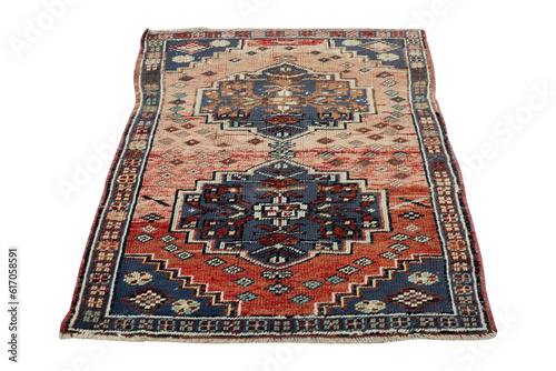 hand-woven, decorative wool Turkish carpet