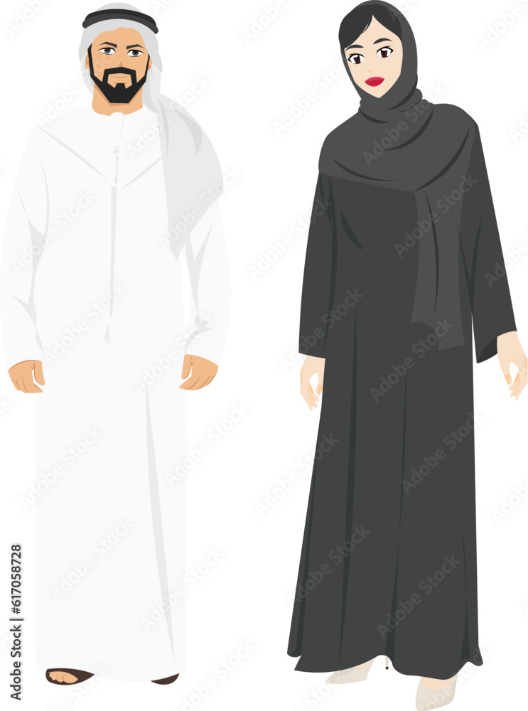 Arab man and woman 