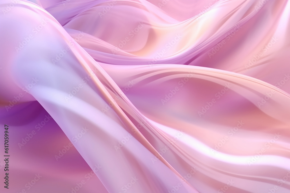 Obraz premium A pink abstract background with a white light. AI generative