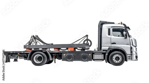Tow truck for emergency vehicle isolated on transparent or white background.3d rendering