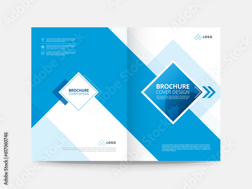 Vector brochure cover design