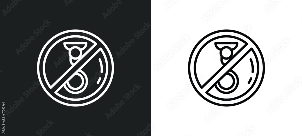no hoist line icon in white and black colors. no hoist flat vector icon from no hoist collection for web, mobile apps and ui. no hoist line icon in white and black colors. no hoist flat vector icon from no hoist collection for web, mobile apps and ui.