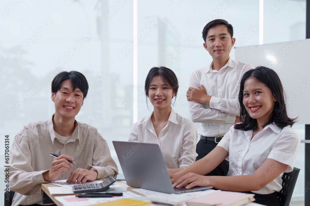 Professional Business people and Leadership and Teamwork and marketing strategy planning in the corporate Professional Business people and Leadership and Teamwork and marketing strategy planning in the corporate