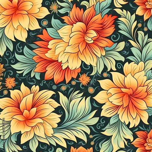 Fresh Flower Cartoon Wallpaper