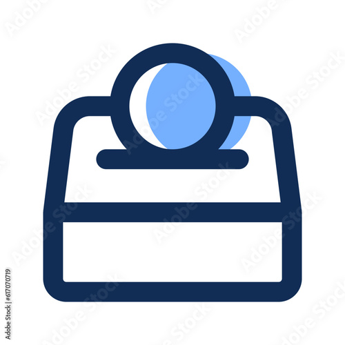 fundraising filled line icon