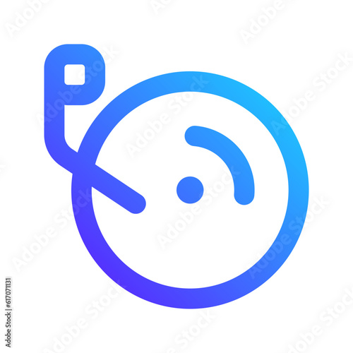 DJ gradient icon