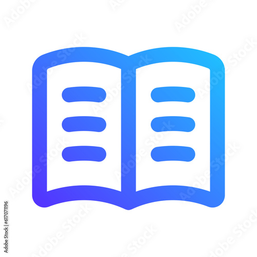 literature gradient icon