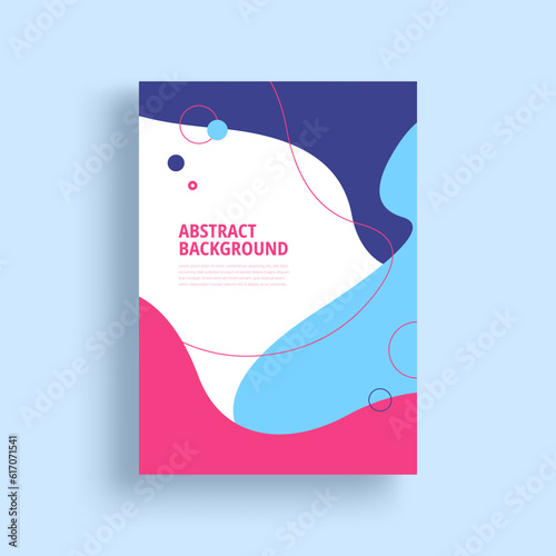 Vector abstract cover design