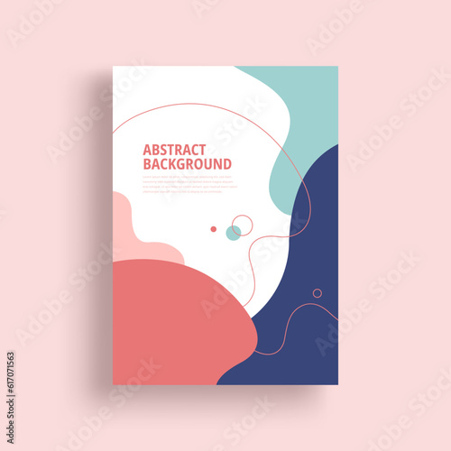 Vector abstract cover design
