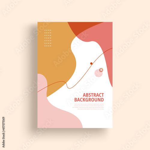 Vector abstract cover design

