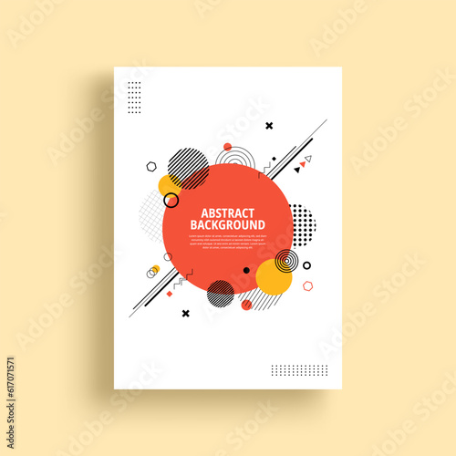 Abstract background for multipurpose brochures and posters