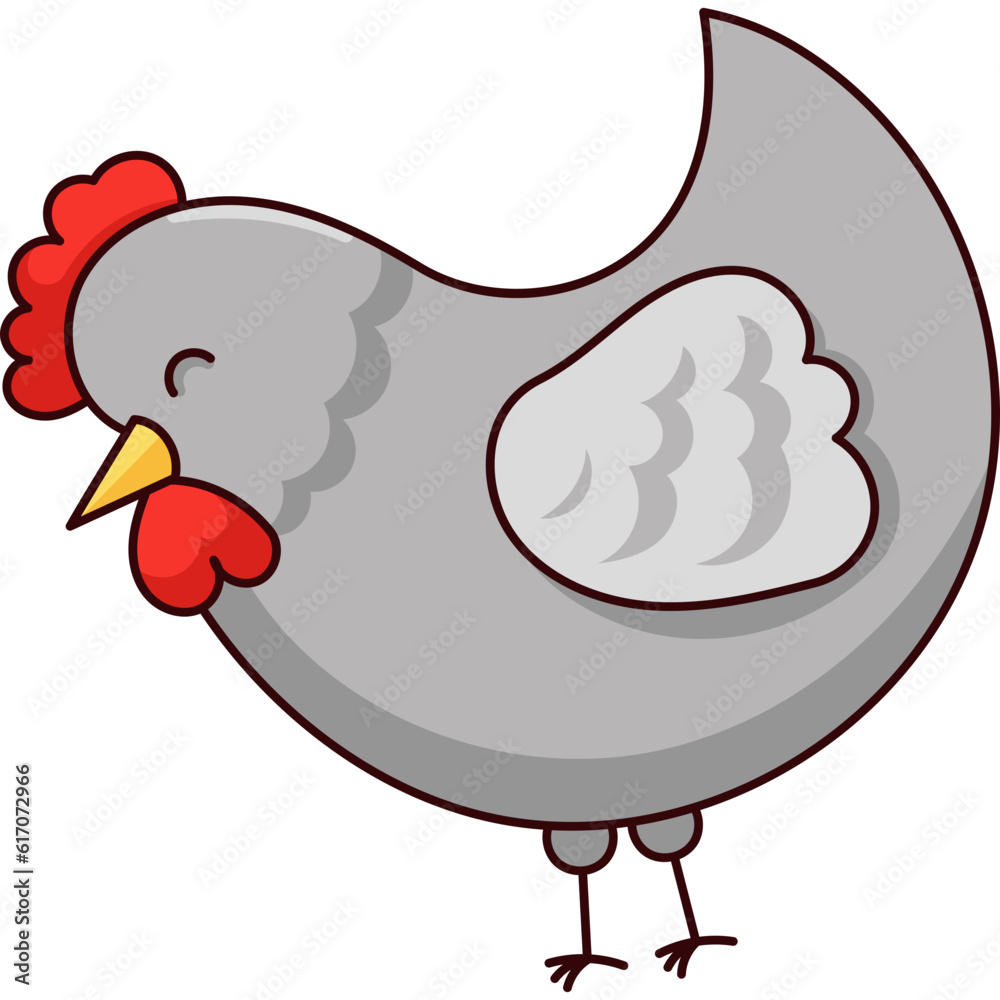 Chicken Cute Character Chicken Cute Character