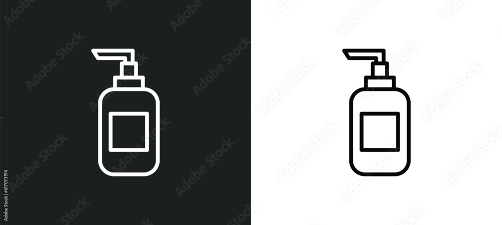 dispenser line icon in white and black colors. dispenser flat vector icon from dispenser collection for web, mobile apps and ui. dispenser line icon in white and black colors. dispenser flat vector icon from dispenser collection for web, mobile apps and ui.