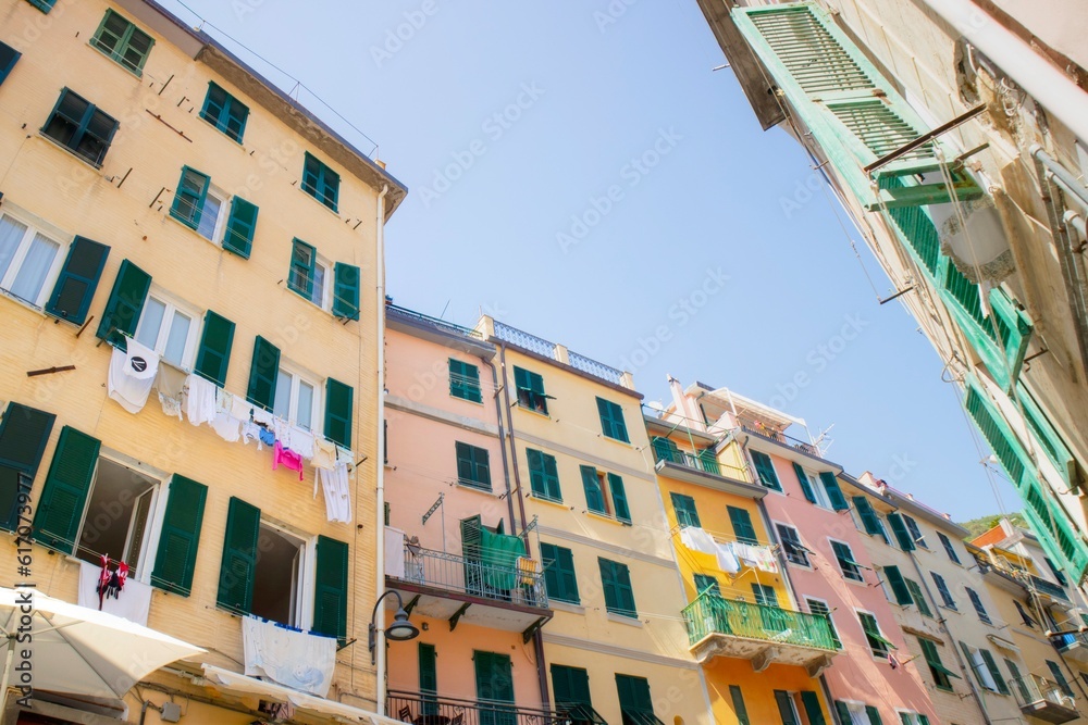 The central street of Riomaggiore Cinque Terre