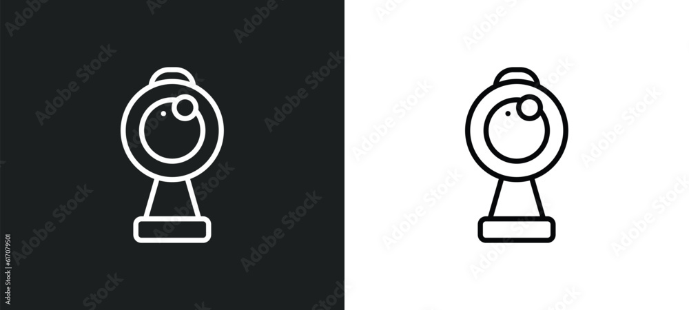 webcam video call line icon in white and black colors. webcam video call flat vector icon from webcam video call collection for web, mobile apps and ui. webcam video call line icon in white and black colors. webcam video call flat vector icon from webcam video call collection for web, mobile apps and ui.
