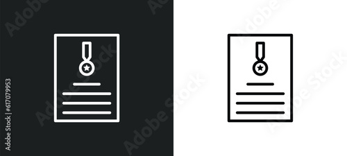 enlist line icon in white and black colors. enlist flat vector icon from enlist collection for web, mobile apps and ui.