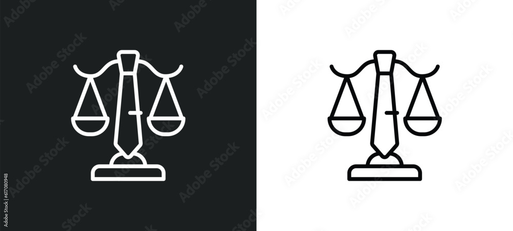 business law line icon in white and black colors. business law flat vector icon from business law collection for web, mobile apps and ui. business law line icon in white and black colors. business law flat vector icon from business law collection for web, mobile apps and ui.