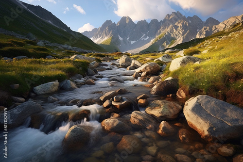 small_river_and_mountains_are_in_the_background