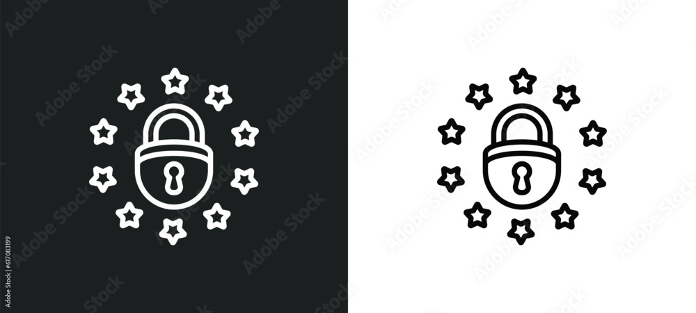 eu line icon in white and black colors. eu flat vector icon from eu collection for web, mobile apps and ui. eu line icon in white and black colors. eu flat vector icon from eu collection for web, mobile apps and ui.