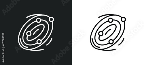 milky line icon in white and black colors. milky flat vector icon from milky collection for web, mobile apps and ui.