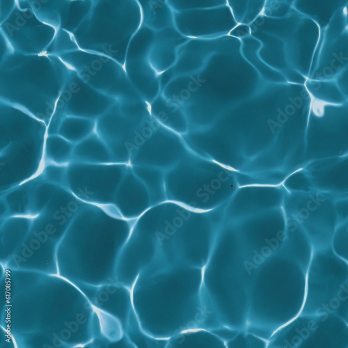 Pool water with a high definition dark green, 4k