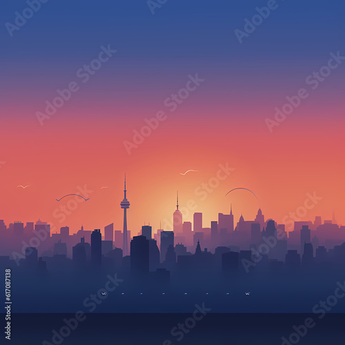 city view background