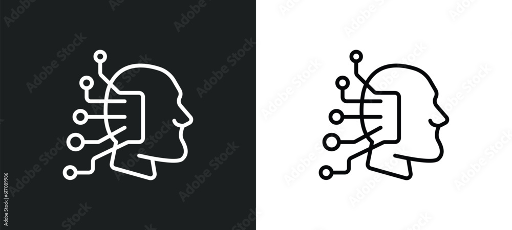 available line icon in white and black colors. available flat vector icon from available collection for web, mobile apps and ui.